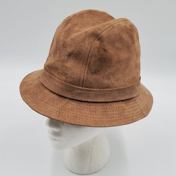 totes Suede Fedora - Picture 2 of 11